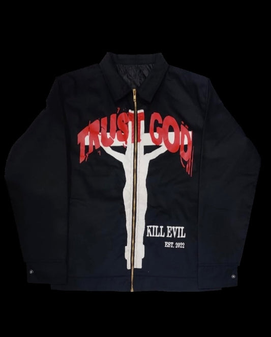 "TRUST GOD" Work Jacket